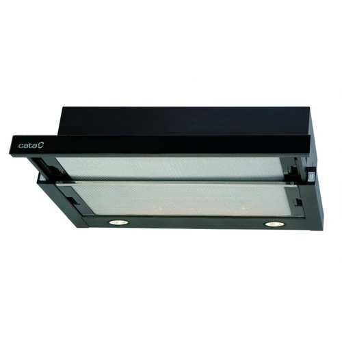 TF-2003/60 LED BLACK GLASS fekete teleszkópos páraelszívó