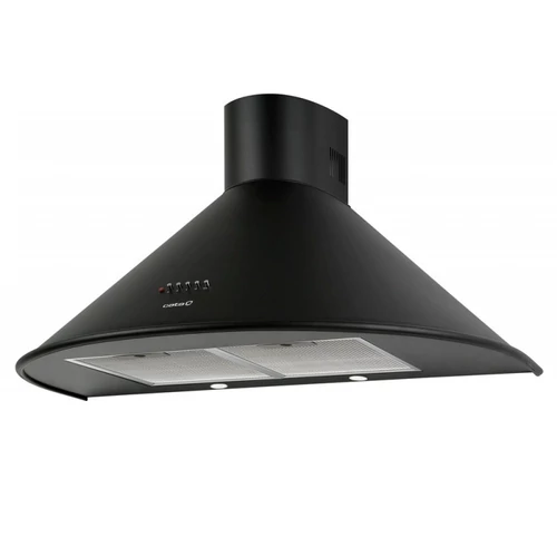 Q-7760 BK/L fekete LED fekete fali páraelszívó