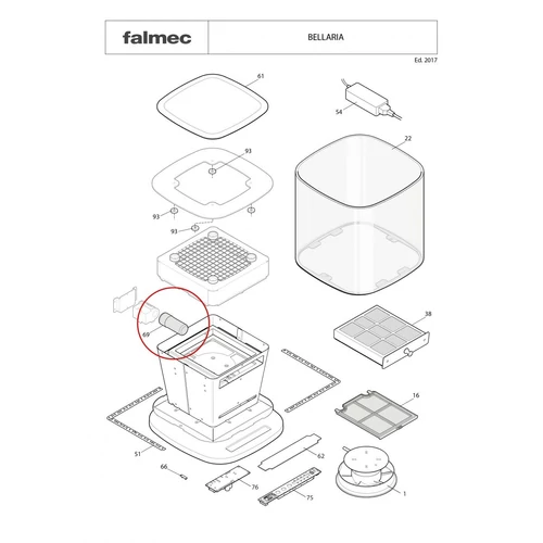 FALMEC BELLARIA ionizáló egység