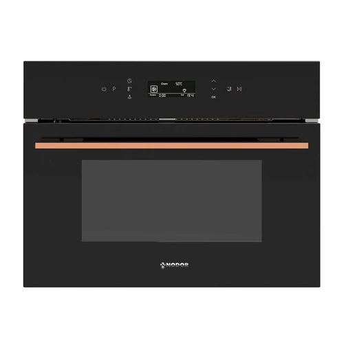 NODOR NorChef MO-4800 CU fekete üveg 8 funkciós sütő 60 cm