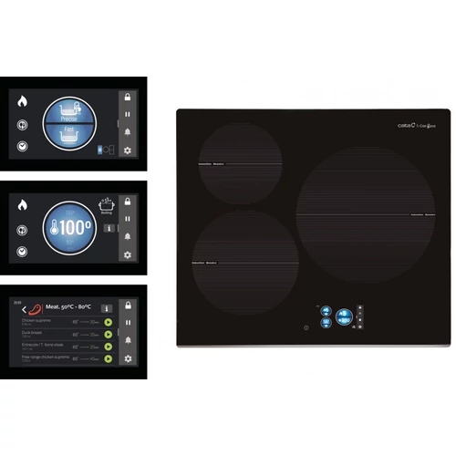 CATA IDB-6003 PRO BK Can Roca fekete indukciós kerámialapos főzőlap 60 cm