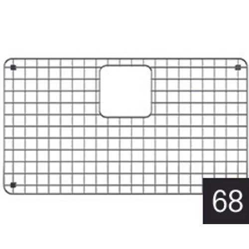 Mosogató medencébe tehető alsó rács inox