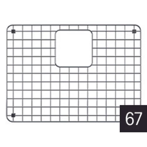 Mosogató medencébe tehető alsó rács inox