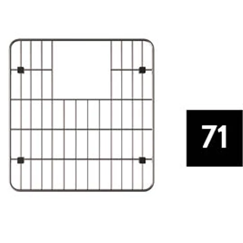 Mosogató medencébe tehető alsó rács inox