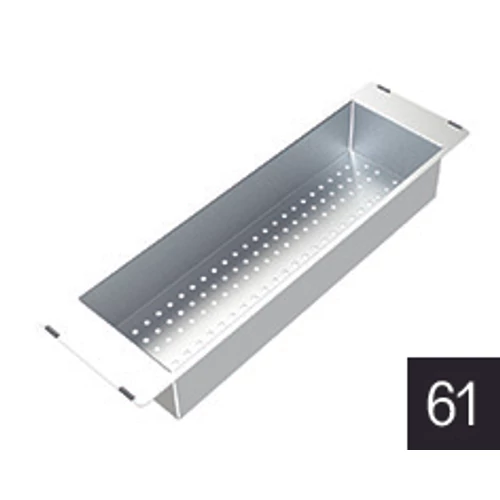 Inox gyümölcsmosó kosár