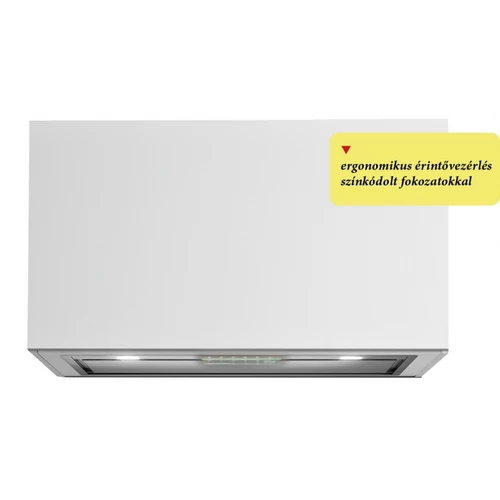 GRUPPO INCASSO TOUCH VISION 50 inox bútorba építhető páraelszívó