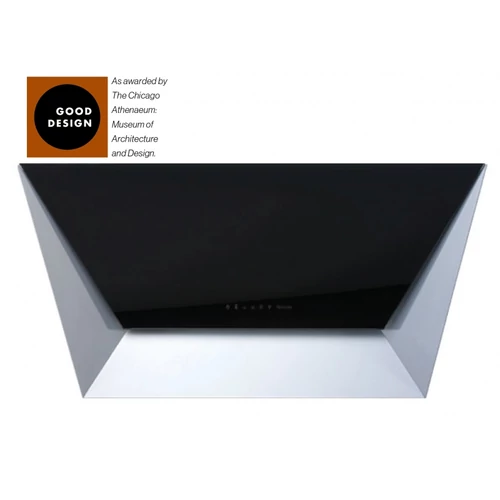 PRISMA 85 fekete üveg fali páraelszívó