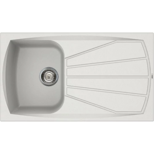 Living 400 G68 Bianco gránit mosogatótálca